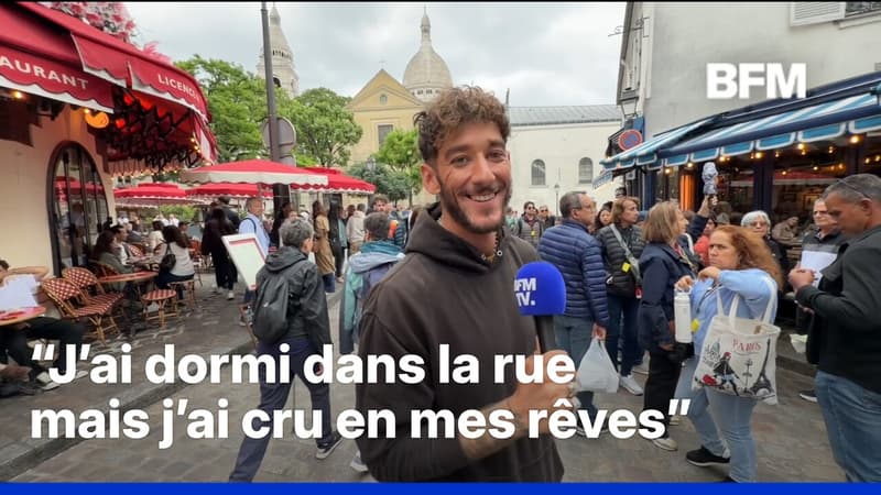 Des pavés de Montmartre au succès sur Internet: l'ancien sans-abri Nick Mallen trace son chemin